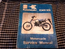 KAWASAKI KMX125 ORIGINAL 1986 FACTORY WORKSHOP MANUAL