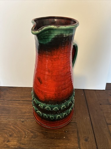 Jasba keramik vase red and - vase,