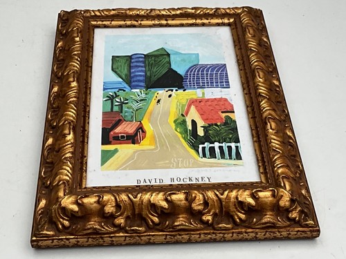 David hockney signed framed - david,