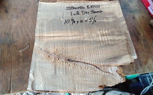 Spalted beech bowl - bowl, blank