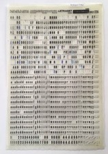 LETRASET Lettering 30pt GROTESQUE 7,  Rub On, Dry Transfers - BLACK #226