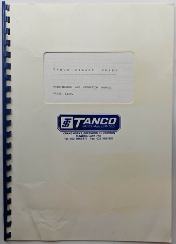 Original tanco silage - original, grabs