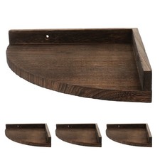  4 Pcs Floating Shelves A-shape Bedroom Wall Shelf Corner Hanging
