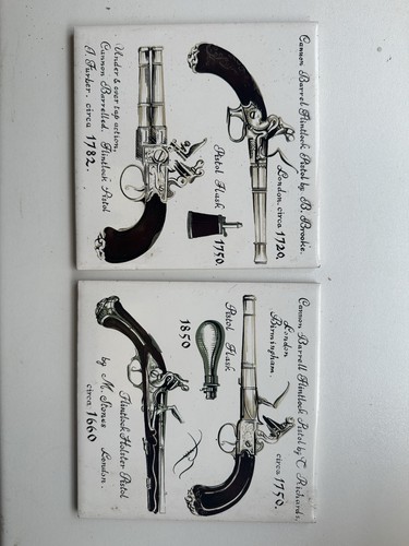 Antique tiles flintlock - tiles,