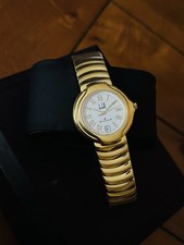 Dunhill Millennium Gold couloured  White Dial Quartz Watch Used Good Condition