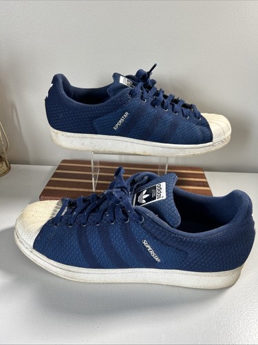 Mens blue adidas superstar - mens,