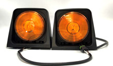 Wesber Amber Agricultural Trailer Lights double sided  (2) Lights  pair