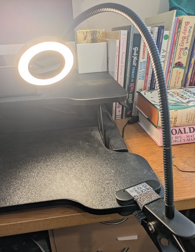 Magnifying clip desk - magnifying, lamp