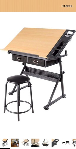 Adjustable drafting table - adjustable,