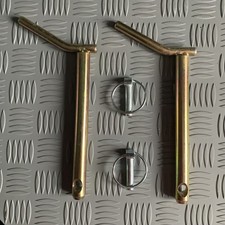 Tractor Top Link Pins, Cat 1 with Linch Pins, 19mm diameter x 175mm long   x 2