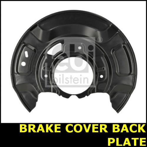 Brake cover back - brake, plate