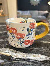 Aphorism Flower Mug. Designed By Joyye. New Without Tags. Handcrafted 