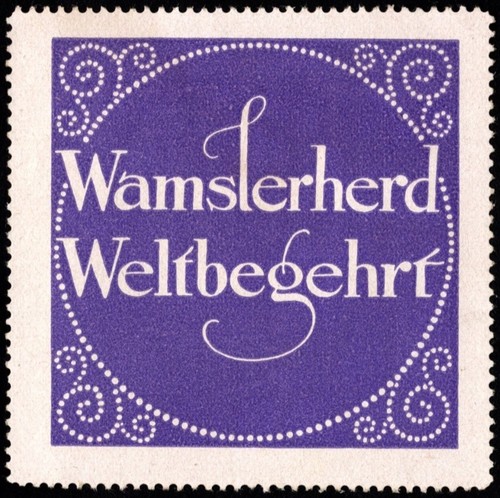Vintage germany poster - poster, stamp