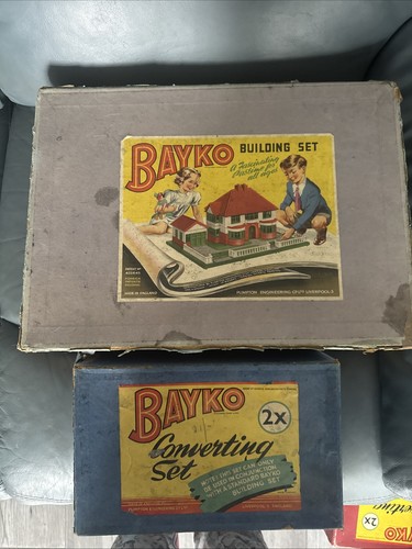Bayko building set with - set, 2x