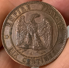 1853 Napoleon III Dix Centimes