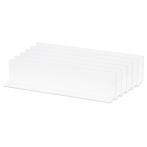 6pcs type shelf dividers pvc - l,