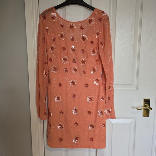 Virgos lounge peach beaded - lounge,