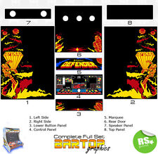 Defender Full/Half Sets Arcade Artwork Stickers Arcade Graphics/ All Sizes