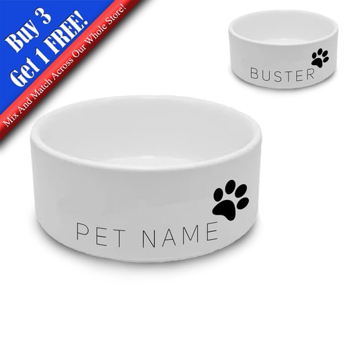 Personalised dog bowl with - personalised,