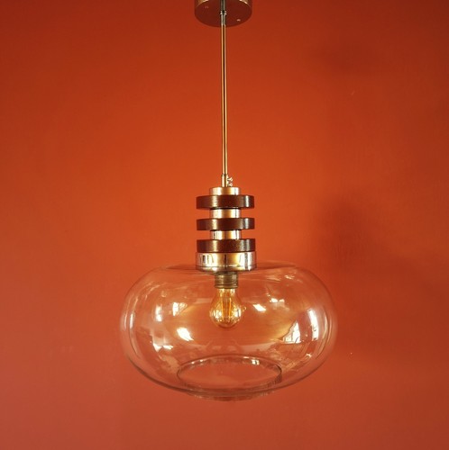 Scandinavian wooden pendant - wooden,