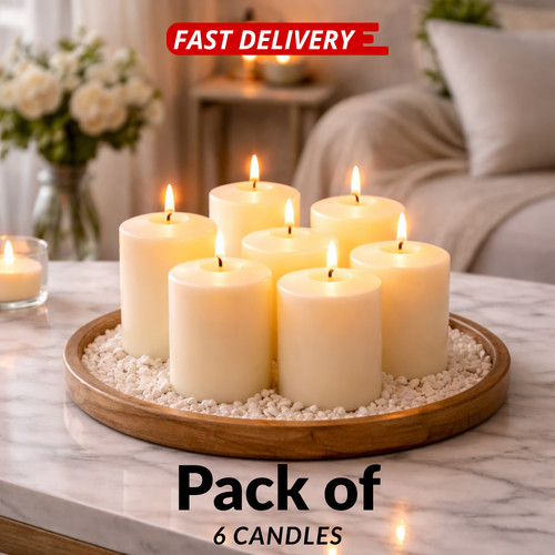 Pack large pillar candles - pack,
