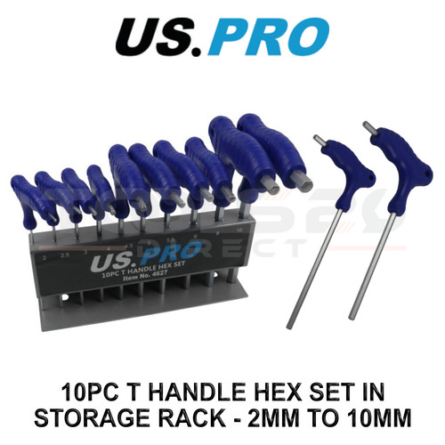 Pro tools 10pc handle hex - us,