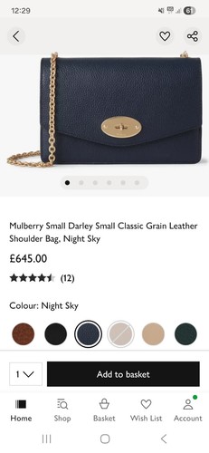 Mulberry darley small classic - mulberry,