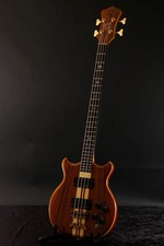 Custom Alembic Brown Ash 4 Strings Electric Bass Guitar Neck Through Body