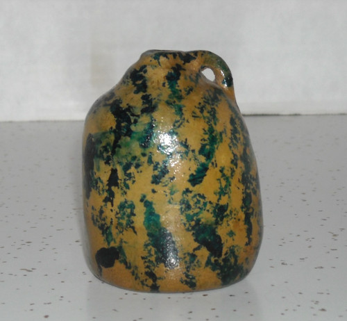 Small miniature spongeware jug - small,
