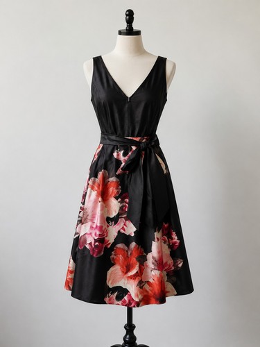 Ladies silky polyester floral - silky,