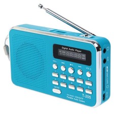 Mini Portable LCD FM Radio Speaker USB SD TF Card MP3 Music Player UK Stock