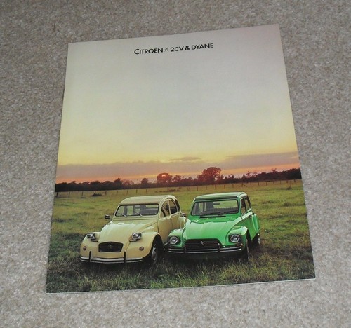 Citroen 2cv dyane brochure - 2cv,