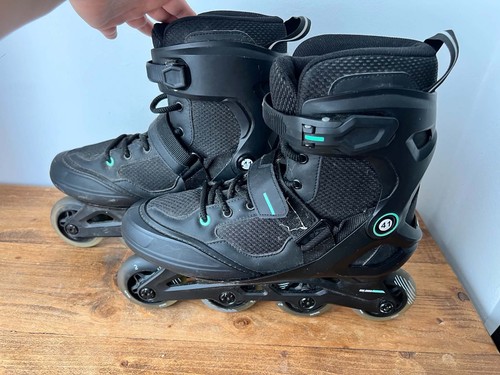 Oxelo black rollerblades size