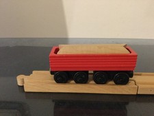 Rare Vintage RED SAWMILL LOG