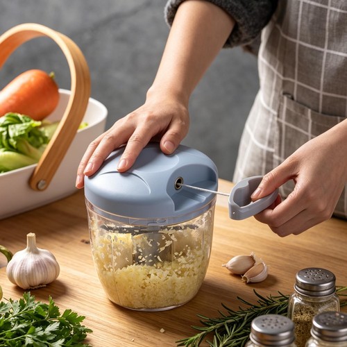 Manual meat mincer - manual, garlic