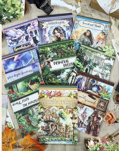 Size stickers books in - 9, a5