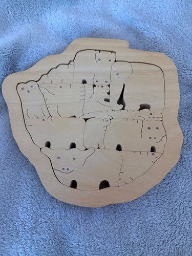 Wooden puzzle noah - puzzle, 12