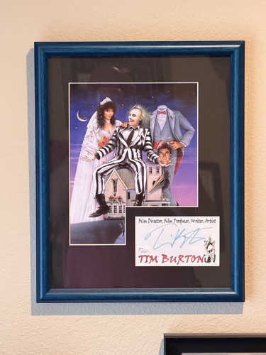 Tim burton signed - signed, -tim