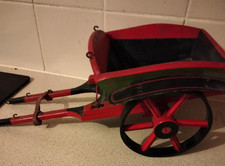 Vintage wooden horse drawn