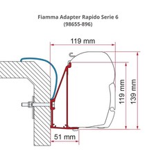 Fiamma Rapido 6 Adaptor