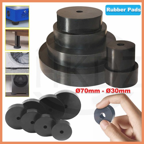 Black round rubber pads anti - black,