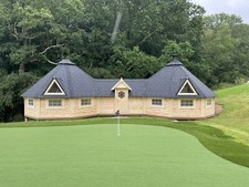 Grill cabin / Double / Twin 16.5m2 / bbq hut/ garden office /Grillkota / Log