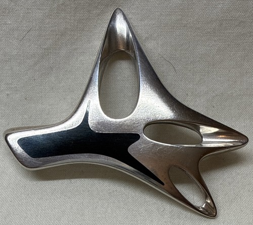 Georg jensen black enamel 925s - enamel,