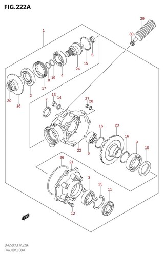 Suzuki genuine atv oil seal - suzuki,