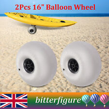 2Pcs 16" Balloon Wheel Beach Sand Tires Replacement for Kayak Dolly Cart Buggy