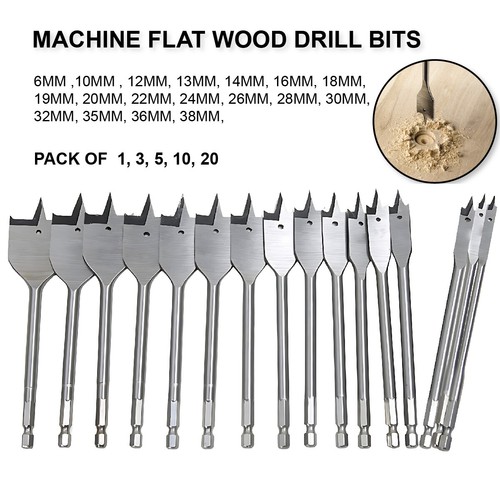 38mm flat wood drill bits - flat,