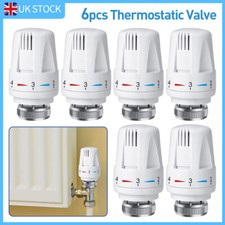 6X Thermostat Head TRV