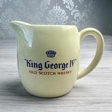 Vintage King George IV Old Scotch Whisky Water Jug Made By Wade Man Cave Bar