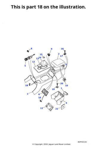 Land rover genuine - rover, screw