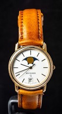 Bucherer moon phase men - moon-phase, quartz